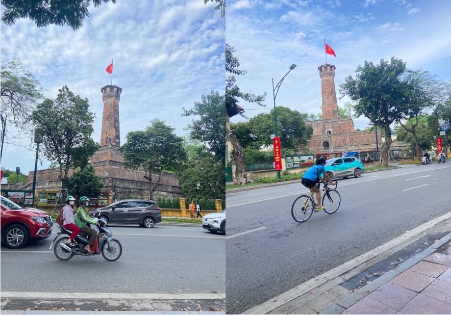 Cột cờ Hà Nội toạ lạc ngay trung tâm thành phố và có nhiều phương án di chuyển thuận tiện